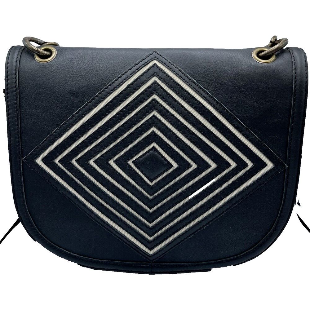 House of Harlow 1960 Crossbody, Black Leather,‎ Women, One Size 🖤